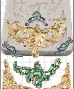 FPC mold Baroque Scrolls