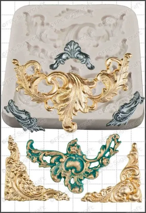 Fpc mold baroque scrolls