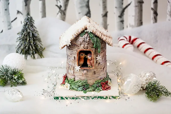 Karen davies mould - rustic birch by alice bij cake, bake & love 7 Karen davies siliconen mould rustic birch by alice (4)