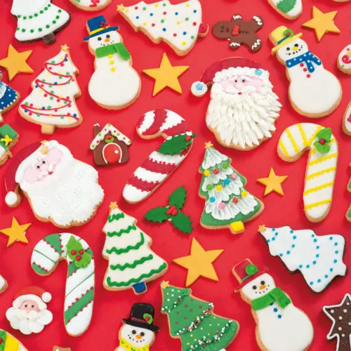 Koekjesuitsteker set santa claus en candy cane - afbeelding 3