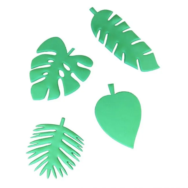 Fmm cutter totally tropical leaves set/4 bij cake, bake & love 6 Fmm cutter totally tropical leaves set/4 - afbeelding 2