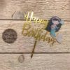 Caketopper happy birthday zeemeermin bij cake, bake & love 1
