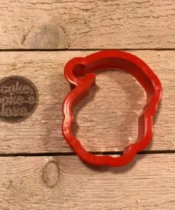 Koekjesuitsteker Kerstman hoofd