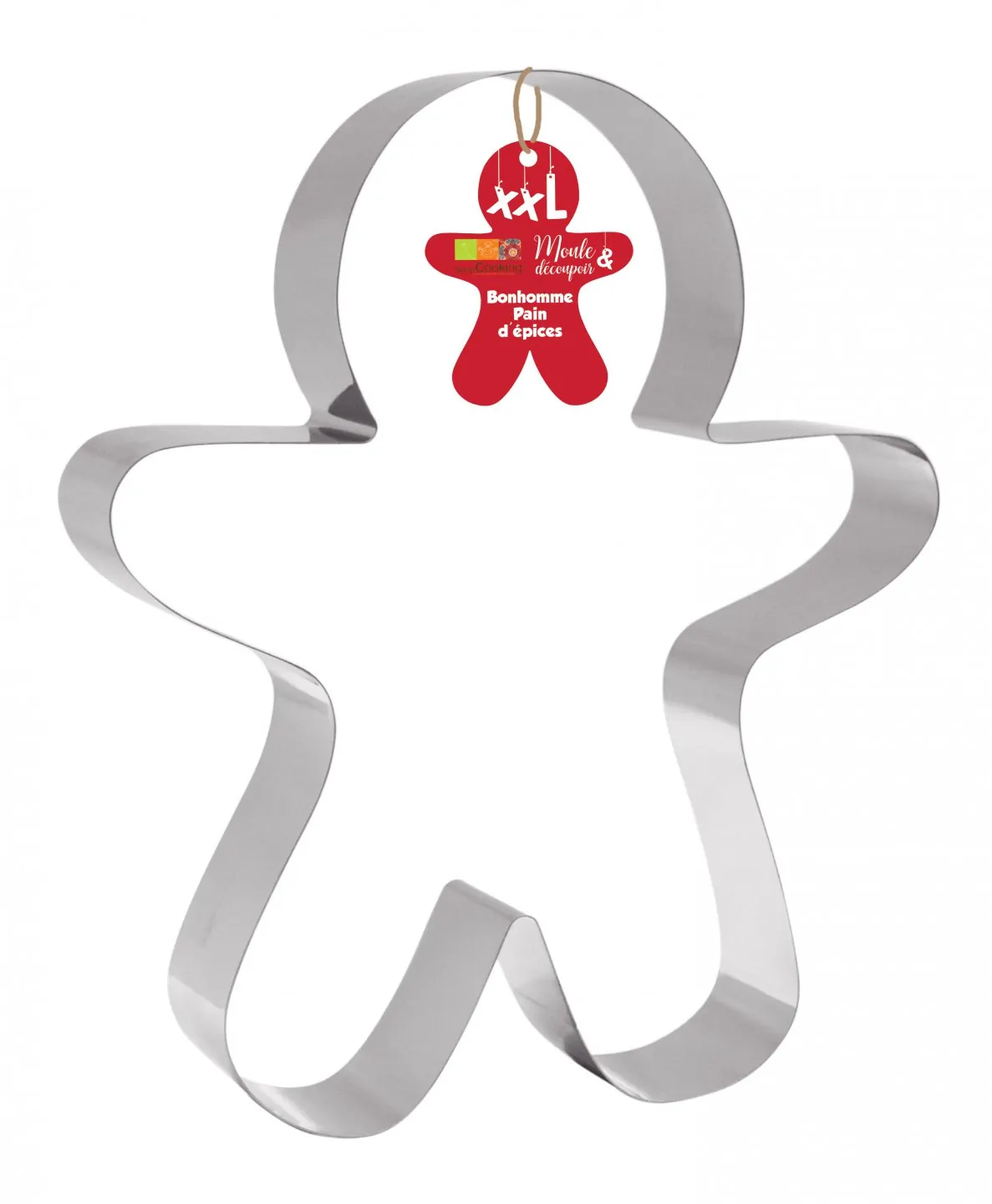 Bakrand xxl - gingerbread man bij cake, bake & love 4 Bakrand xxl - gingerbread man