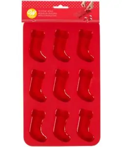 Wilton Silicone Candy Mold Stockings