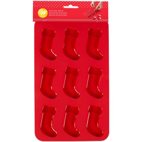 Wilton silicone candy mold stockings