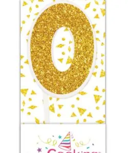 Mini kaarsje goud 0