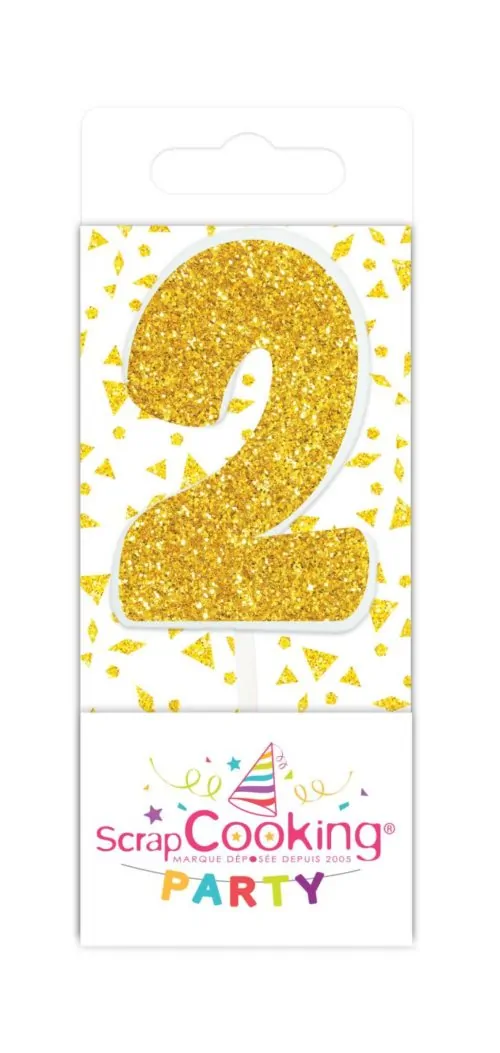 Mini kaarsje goud 2