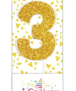 Mini kaarsje goud 3