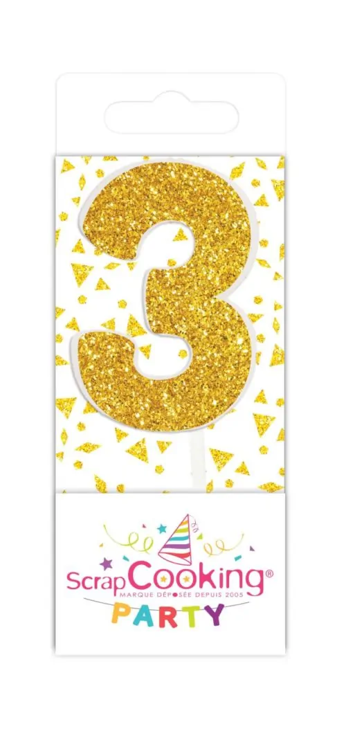 Mini kaarsje goud 3