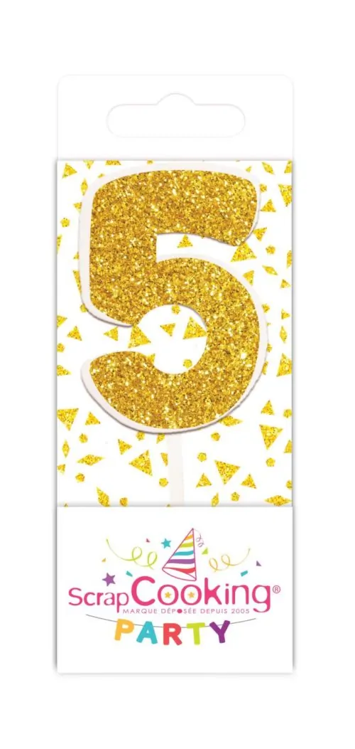 Mini kaarsje goud 5