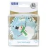 Pme foil baking cups christmas snowman pk/30