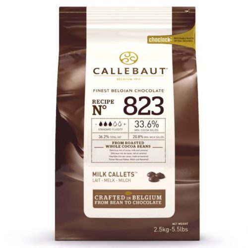Callebaut chocolade callets -melk- 2,5 kg