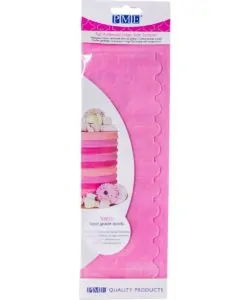 PME Tall Patterned Edge Side Scraper -Ribbed-