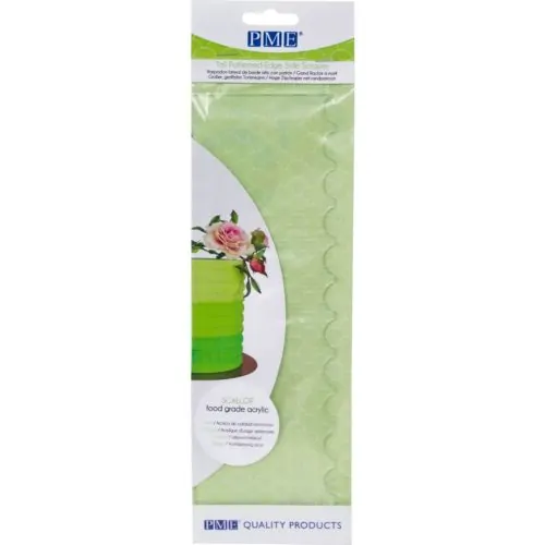 Pme tall patterned edge side scraper -scallop-