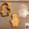 Uitsteker + stencil set kerstman bij cake, bake & love 1