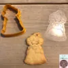 Uitsteker + stencil set kerstvrouwtje bij cake, bake & love 2