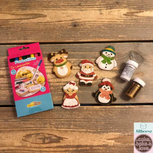 Uitsteker + stencil set kerstman - afbeelding 4
