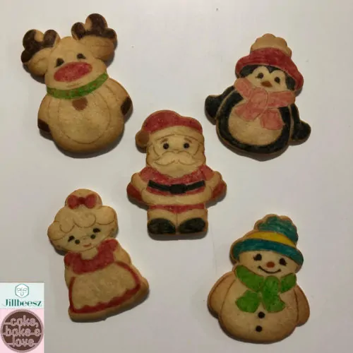 Uitsteker + stencil set kerstman - afbeelding 3