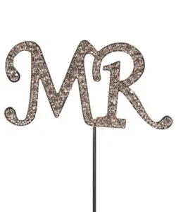 Caketopper strass MR