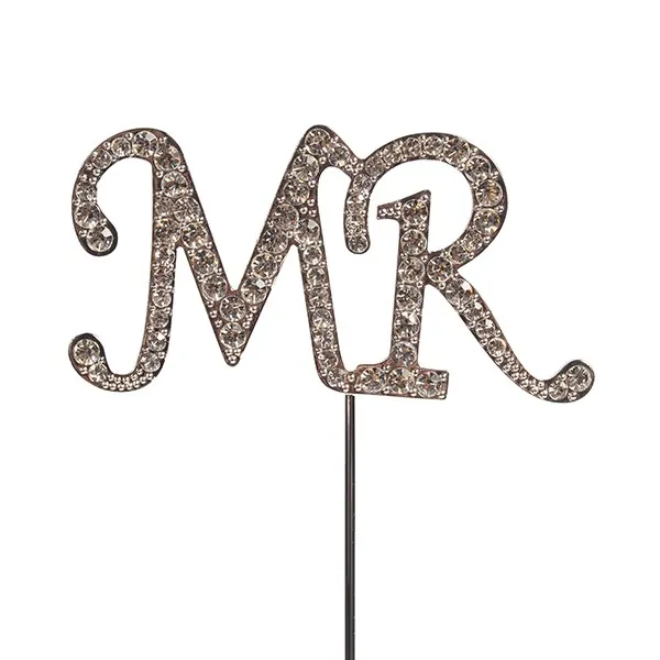 Caketopper strass mr bij cake, bake & love 4 Caketopper strass mr