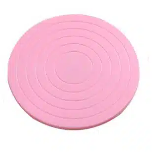 Mini draaiplateau roze bij cake, bake & love 3 Mini draaiplateau roze
