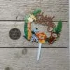 Taarttopper happy birthday jungle bij cake, bake & love 2