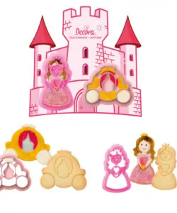 Koekjesuitsteker set Prinses en Koets