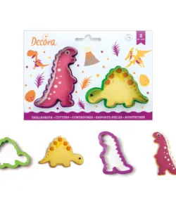 Koekjesuitsteker set Dino's 2