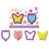 Koekjesuitsteker set tulp en vlinder bij cake, bake & love 2 Koekjesuitsteker set tulp en vlinder