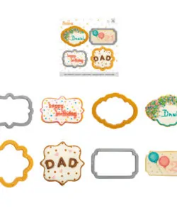 Koekjesuitsteker set Frames set van 4