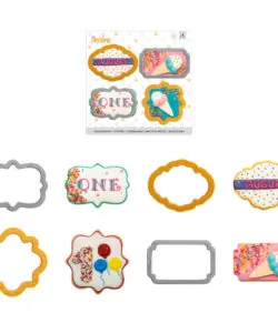 Koekjesuitsteker set Mini Frames set van 4