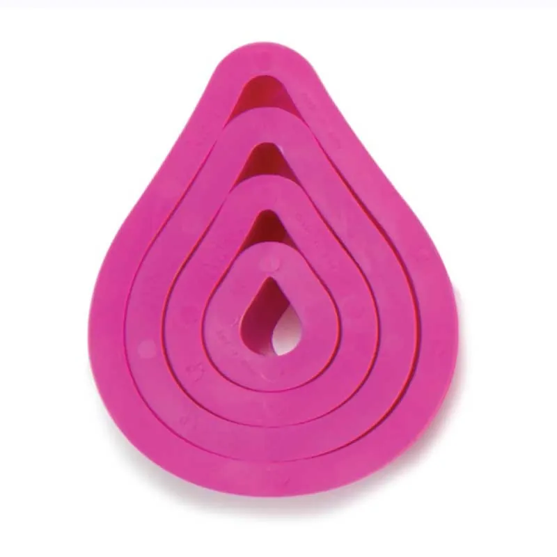 Uitsteker set druppel vorm 4 stuks bij cake, bake & love 3 Uitsteker set druppel vorm 4 stuks