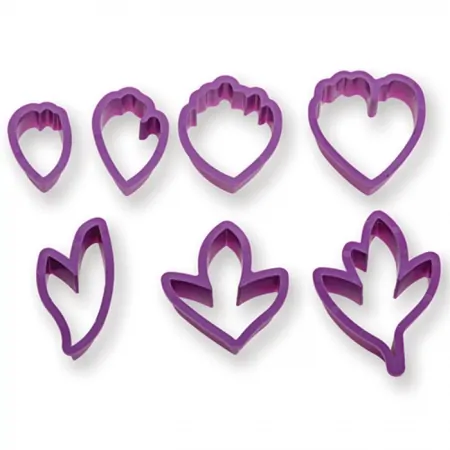 Uitsteker set pioenroos set van 7 bij cake, bake & love 4 Uitsteker set pioenroos set van 7