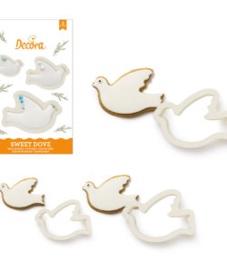 3 Doves Plastic Cookie Cutters Kit