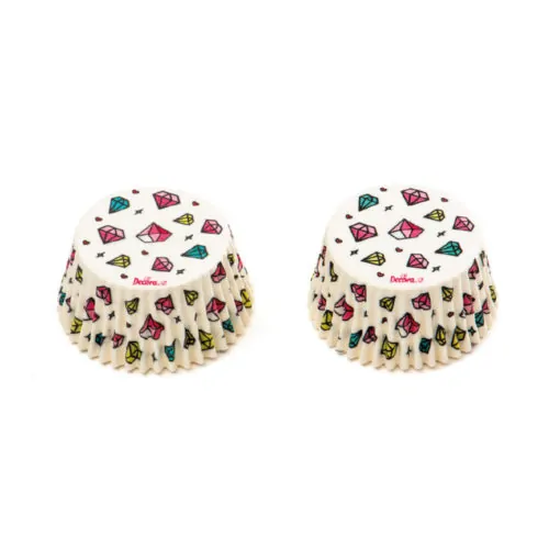 Diamond baking cups 36 stuks