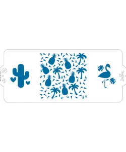 Stencil Tropical 10 x 25 cm