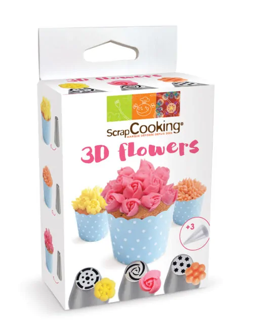 Decoratiekit 3d flowers