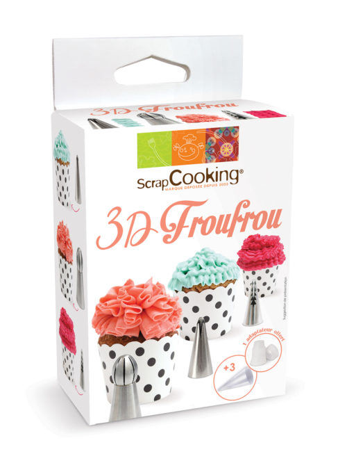 Decoratiekit 3d froufrou bij cake, bake & love 5