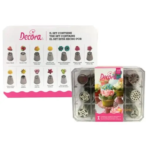 Decora direct flowers nozzles box set - nr. 1 (2)