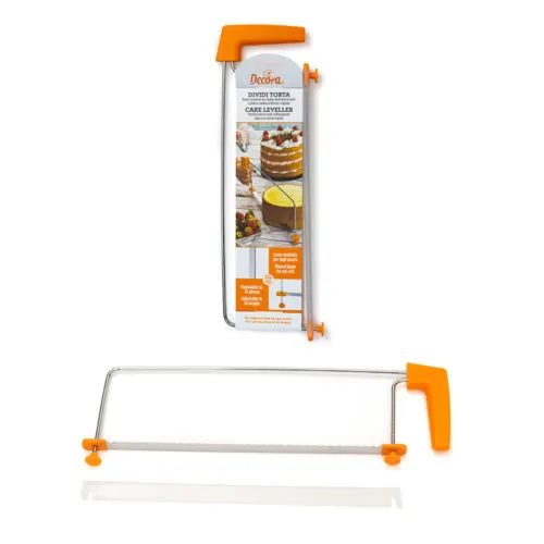 Steel cake leveler 44,5 cm