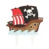 Caketopper piratenschip bij cake, bake & love 2 Caketopper piratenschip