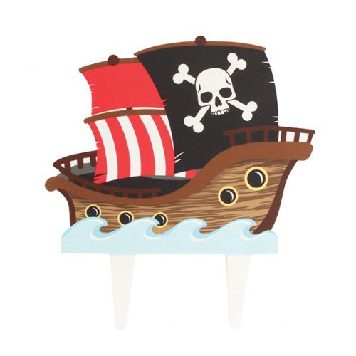 Caketopper piratenschip