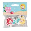 Cupcake prikkers zeemeermin 24 stuks