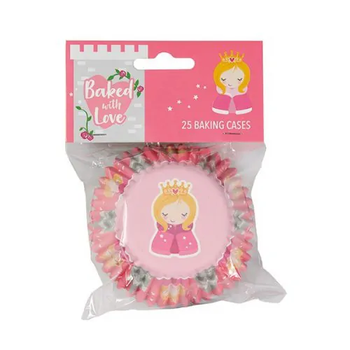 Baking cups prinsessen 25 stuks