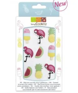 Suikerdecoratie Summer pk/15