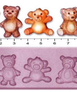 ArtyCo Mould - Teddy Bears Small