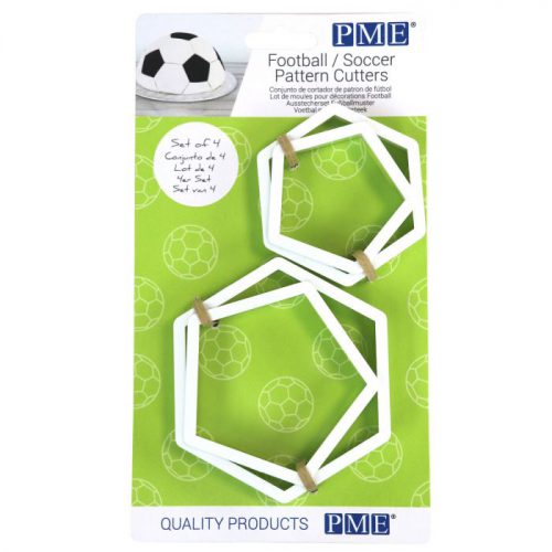 Pme football/soccer pattern cutters set/4 (2)