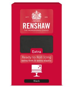 Renshaw Rolfondant Extra 1kg - Black