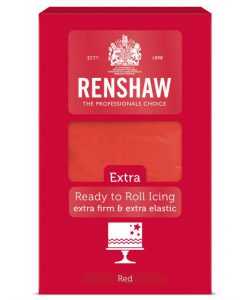 Renshaw Rolfondant Extra 1kg - Red